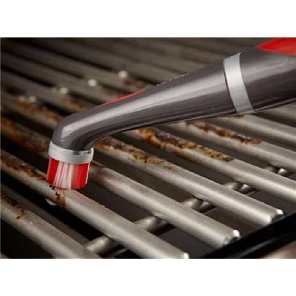 Cordless Battery Power Scrubber, Gray/Red, Multi-Purpose Scrub Brush Cleaner - Picture 6 of 6